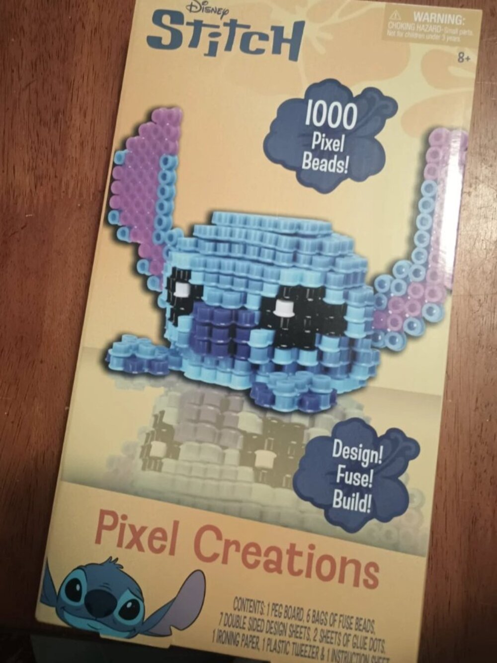 Disney Stitch Pixel Creations Kit New In Box 1000 Pixel Beads Included NEW